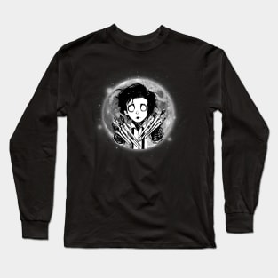 Vintage Scissorhands Funny Gift Long Sleeve T-Shirt